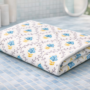 White Printed 30×60 Turkey imported towel 100% cotton made towel (450gram)